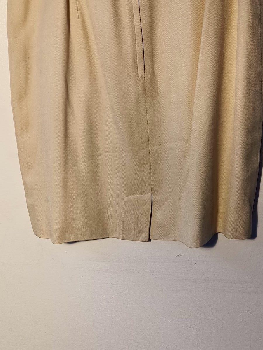 Lolita Lempicka Vintage-Blazer in Creme mit Goldknöpfen, Frankreich, 1990er Jahre im Angebot 12