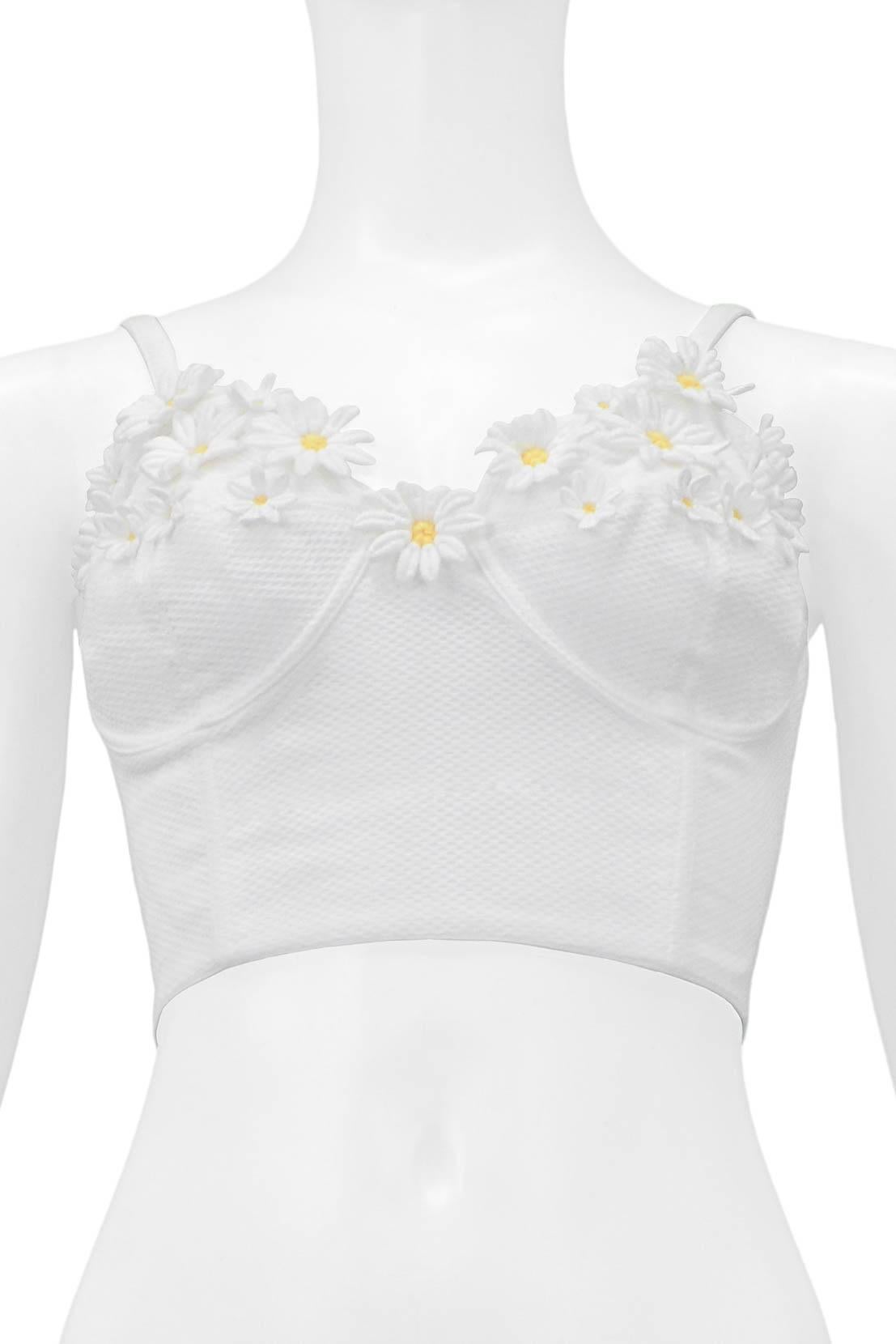 Lolita Lempicka Bustier in piqué bianco In condizioni ottime in vendita a Los Angeles, CA