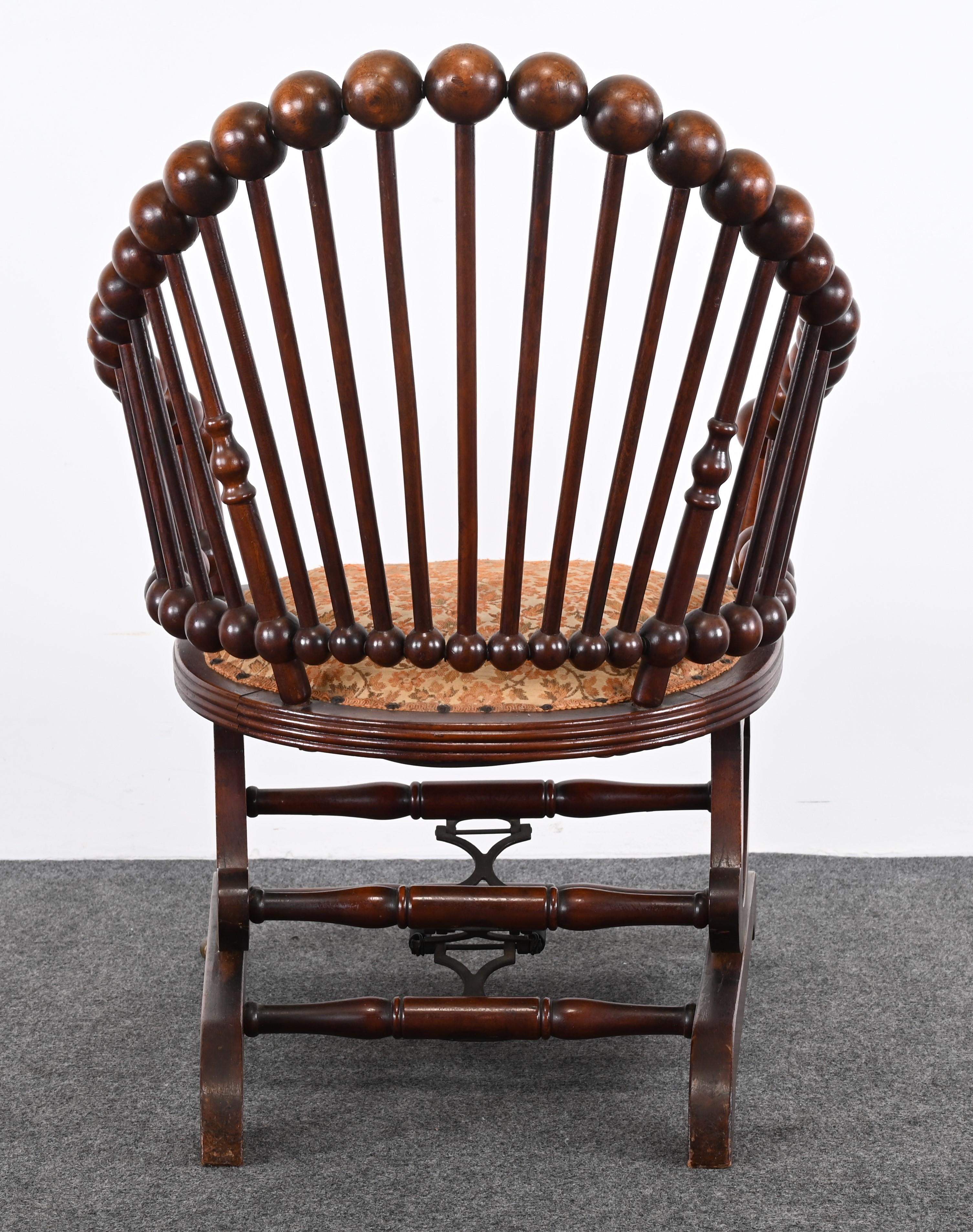 Lollipop Rocking Chair by George Hunzinger, 19th Century For Sale 1