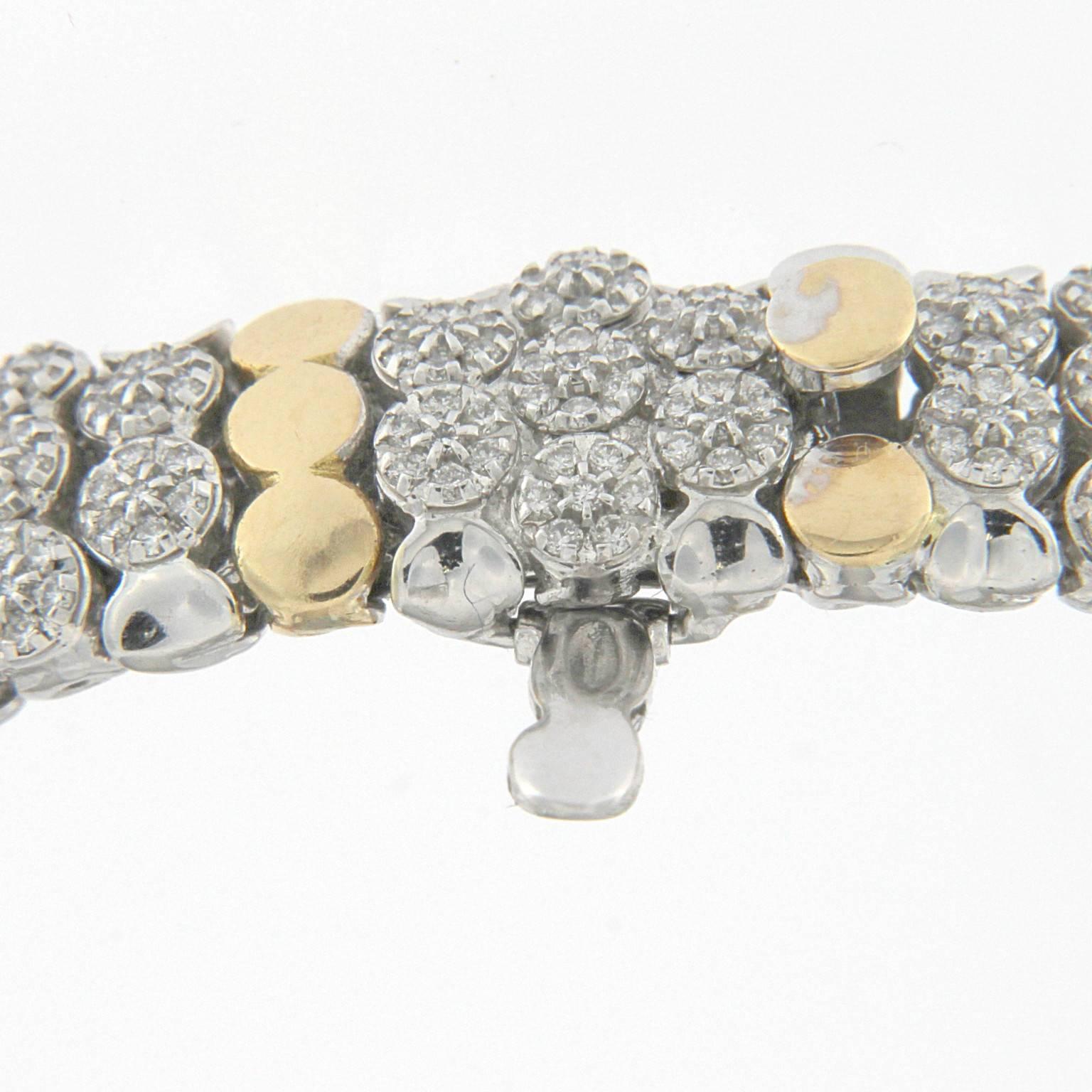 Bracelet Lolly en or rose 18 carats et diamants blancs Pour femmes en vente