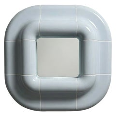 Lolo Modular Mirror - Ice Blue High-Gloss Ceramic-Inspired Finish