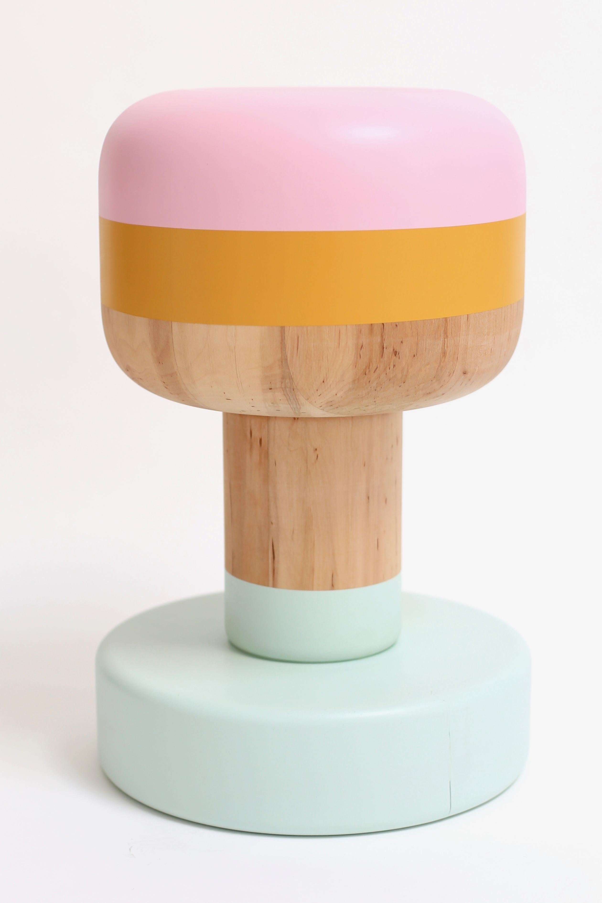 Wood Lolo Object by Studio Yolk For Sale