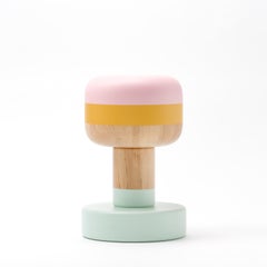 LOLO, Side Table, Stool, One-Off, Contemporary, Hand Made, Hand Painted, Denmark