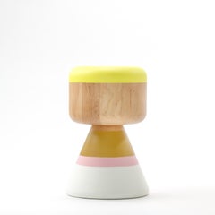 LOLO, Side Table, Stool, One-Off, Contemporary, Hand Made, Hand Painted, Denmark