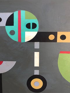 “Loló” Soldevilla, Oil on Wood, Untitled, Signed and Dated 1959