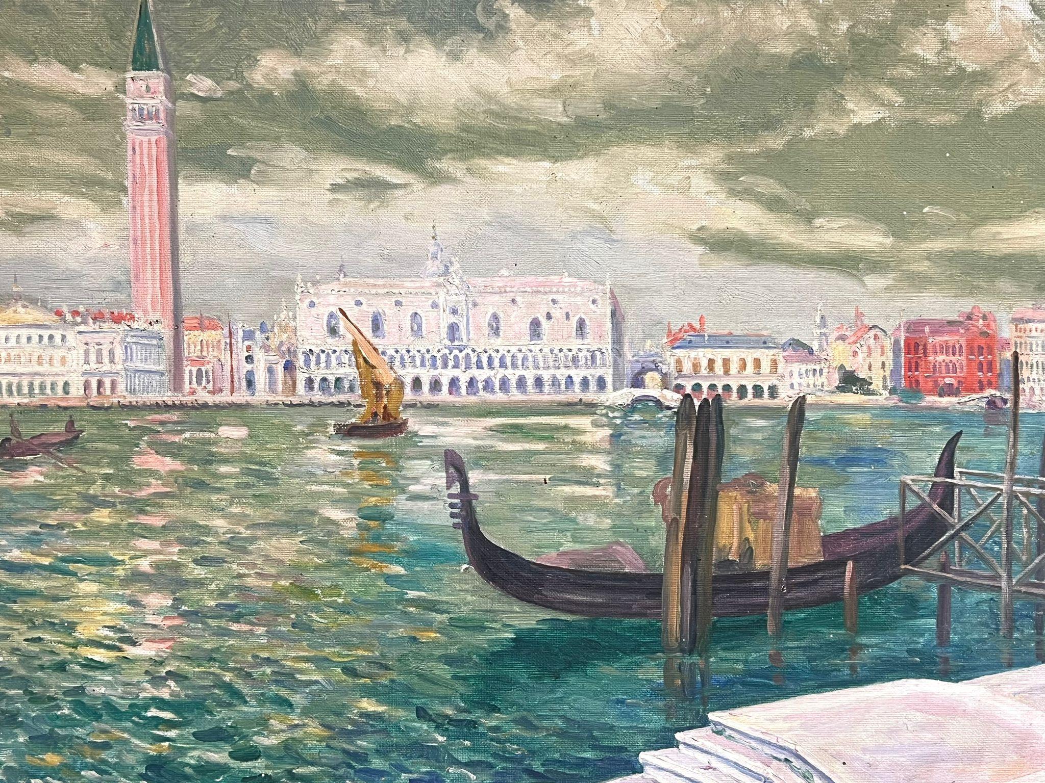 Venetian Landscape
by Léoma DAVID (1864-1952)
signed and dated 1933
oil on canvas, framed
Framed: 19 x 25 inches
Canvas : 18 x 24 inches
Inscribed verso
Provenance: private collection, France
Condition: very good condition

Description: This