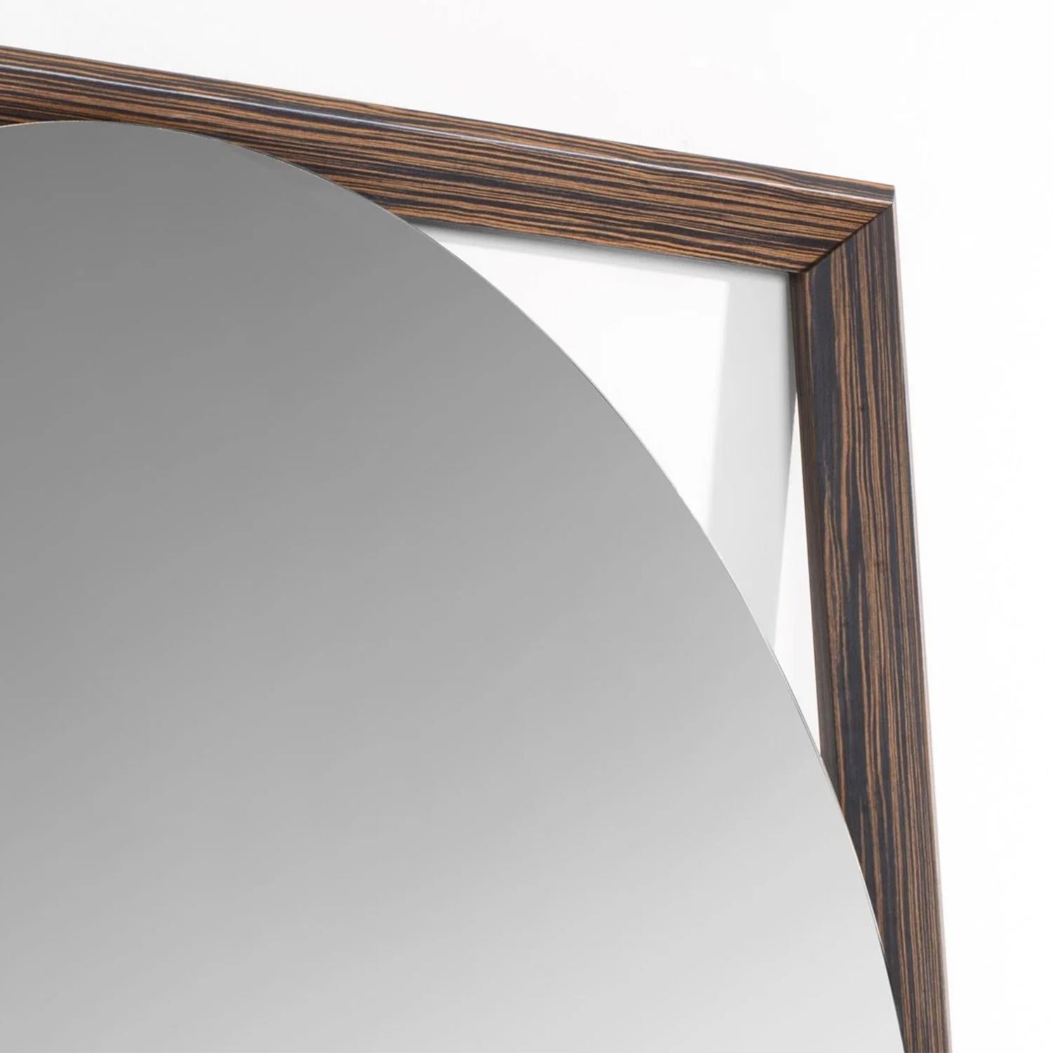 Italian Loma Gate Stained Mirror For Sale