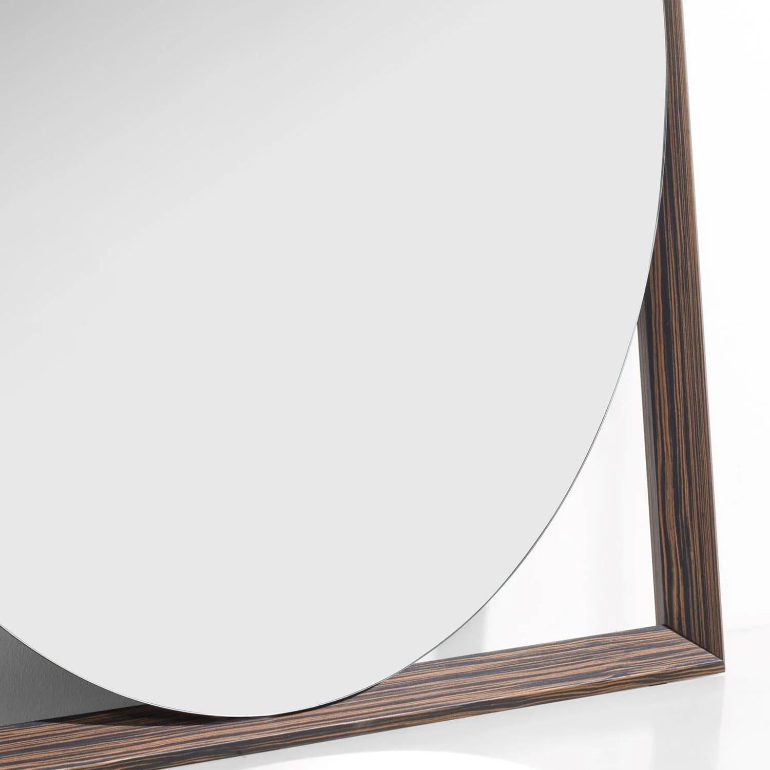 Contemporary Loma Gate Stained Mirror For Sale