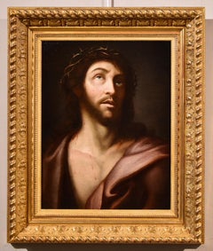 Ecce Homo Christ Paint Oil on canvas 17th Century Old master Leonardo Italian 