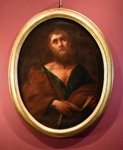St Joseph Paint Oil on canvas Lombard School 17th Century Religious Old master