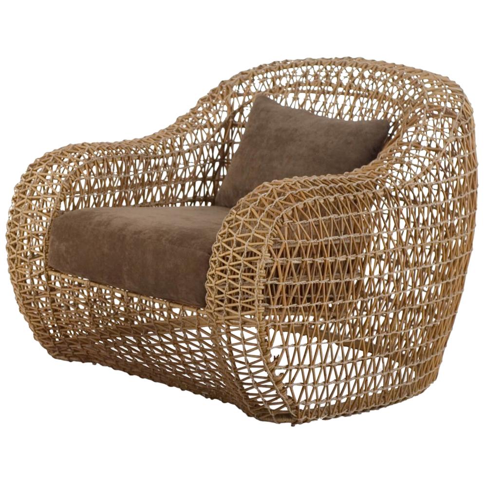 Lombok Armchair Indoor or Outdoor For Sale