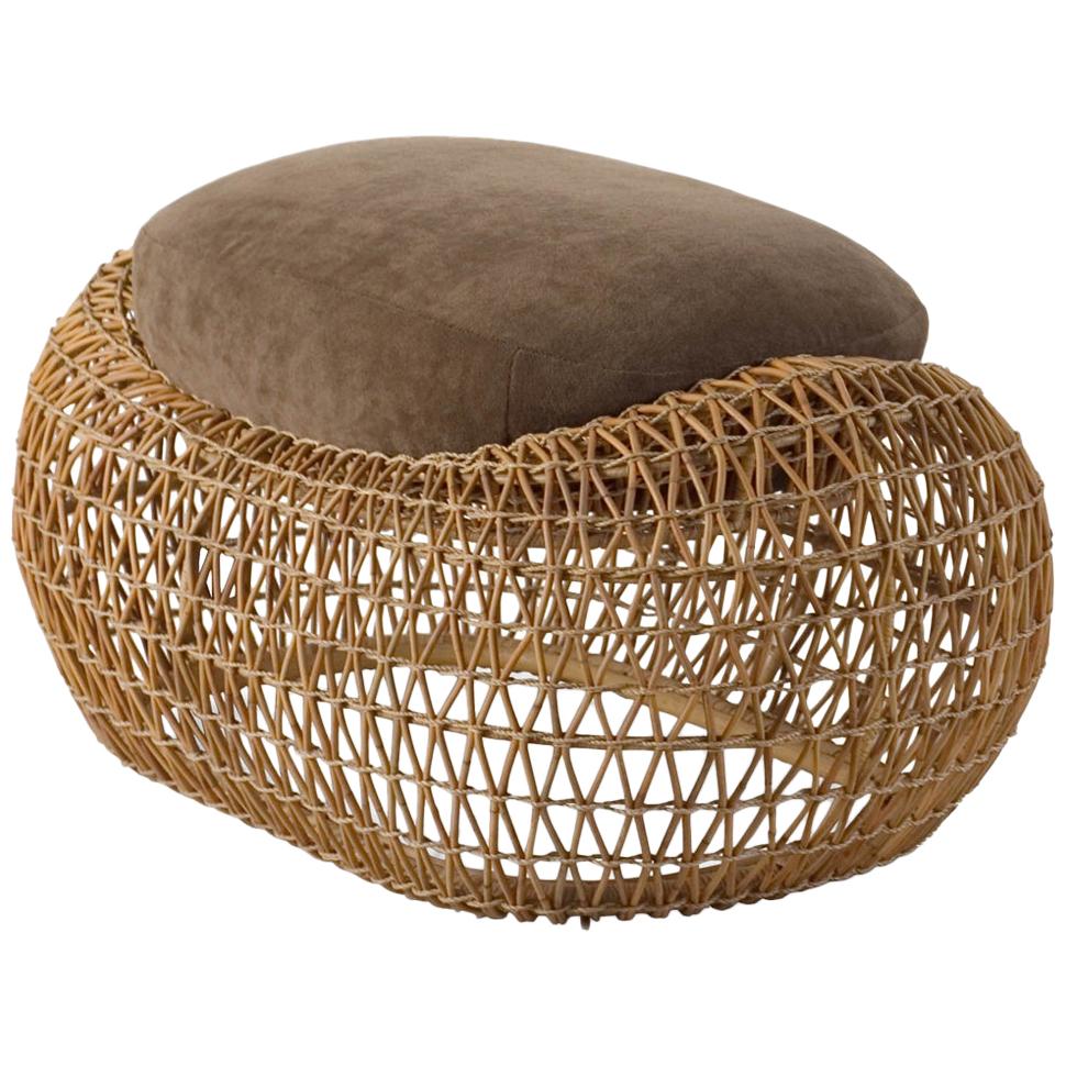 Lombok Stool or Footrest Indoor or Outdoor For Sale