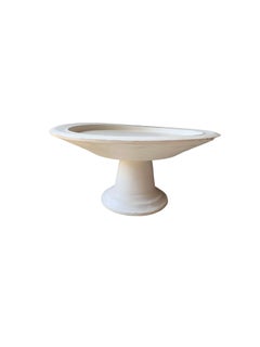Lombok Tribal Serving Tray 'Dulang' / Small Table in White
