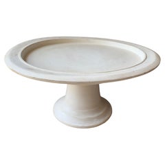 Lombok Tribal Serving Tray 'Dulang' / Small Table in White