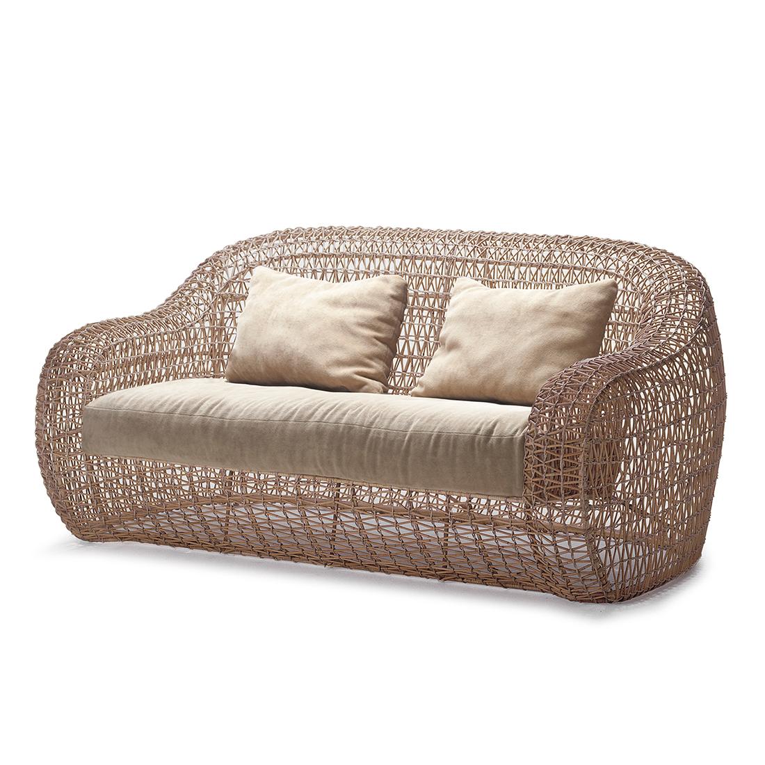 Groes Sofa oder mittleres Sofa fr den Innen- oder Auenbereich (Handgefertigt) im Angebot
