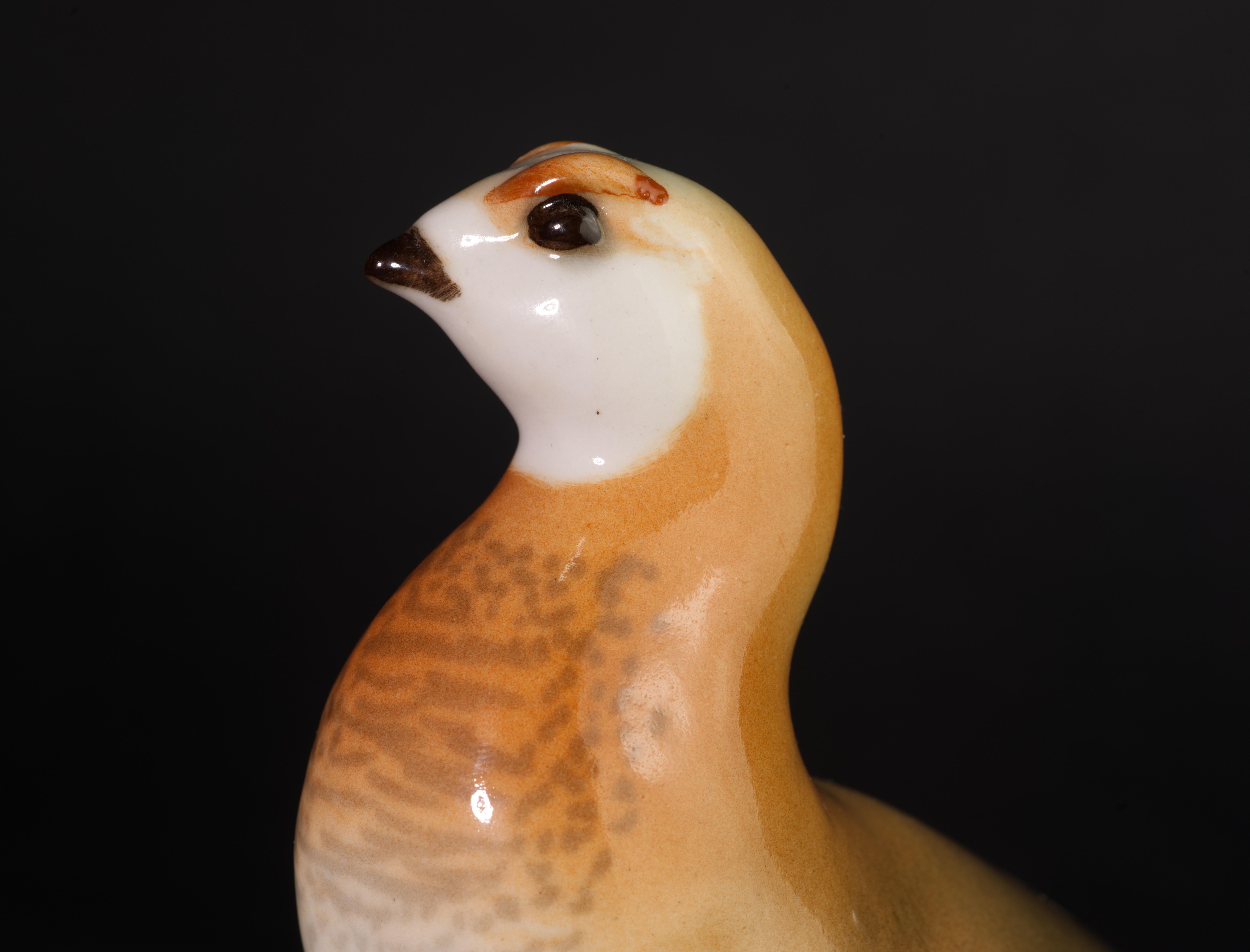 Lomonosov Porcelain Grouse Bird Figurine, Handpainted, 1986-1992 For Sale 3