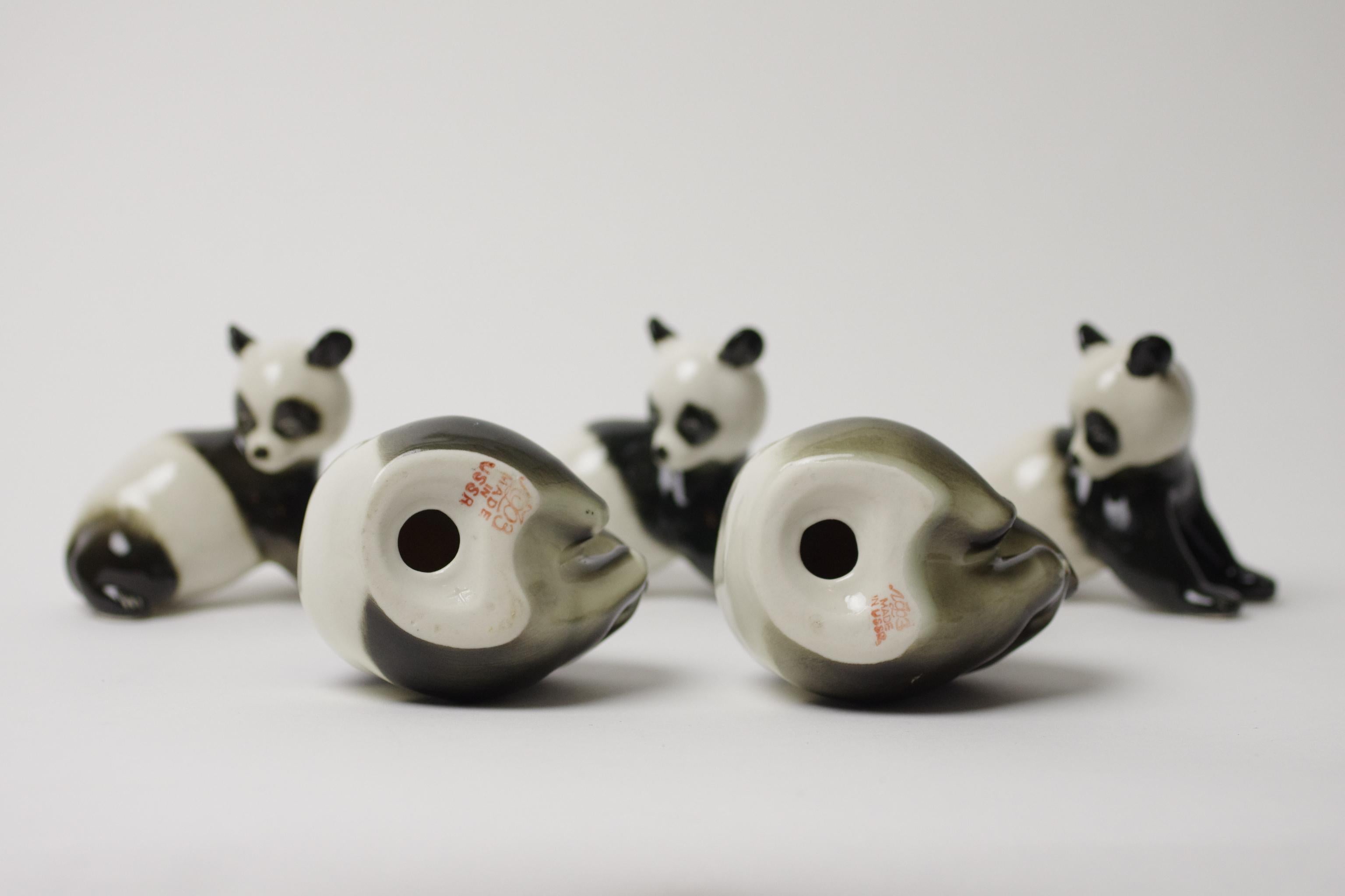 Lomonosov Porcelain Pandas For Sale 3