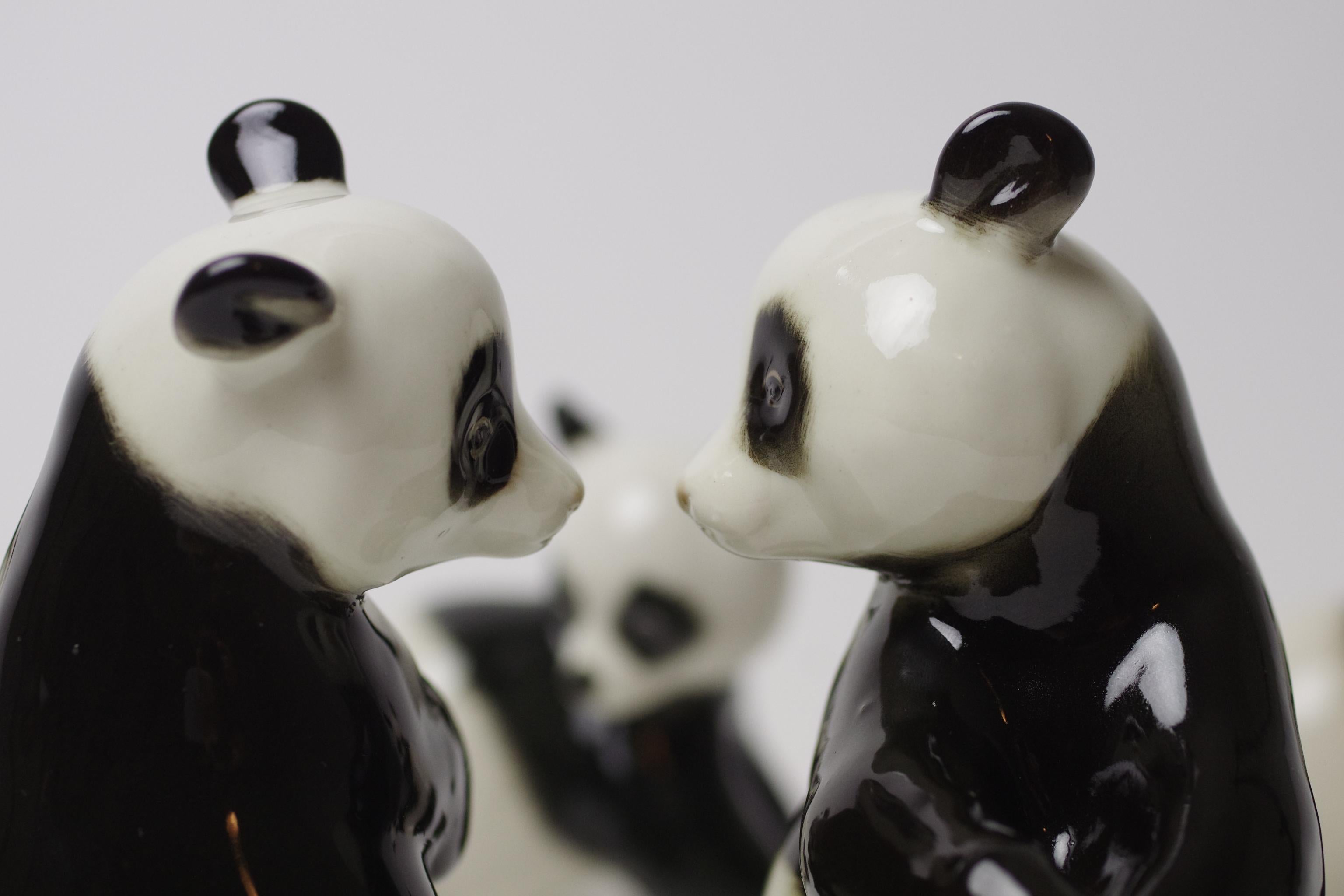 Pandas en porcelaine de Lomonosov en vente 6