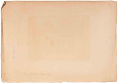 Un Verger au Printemps - Etching by Léon Barillot - Late 19th Century