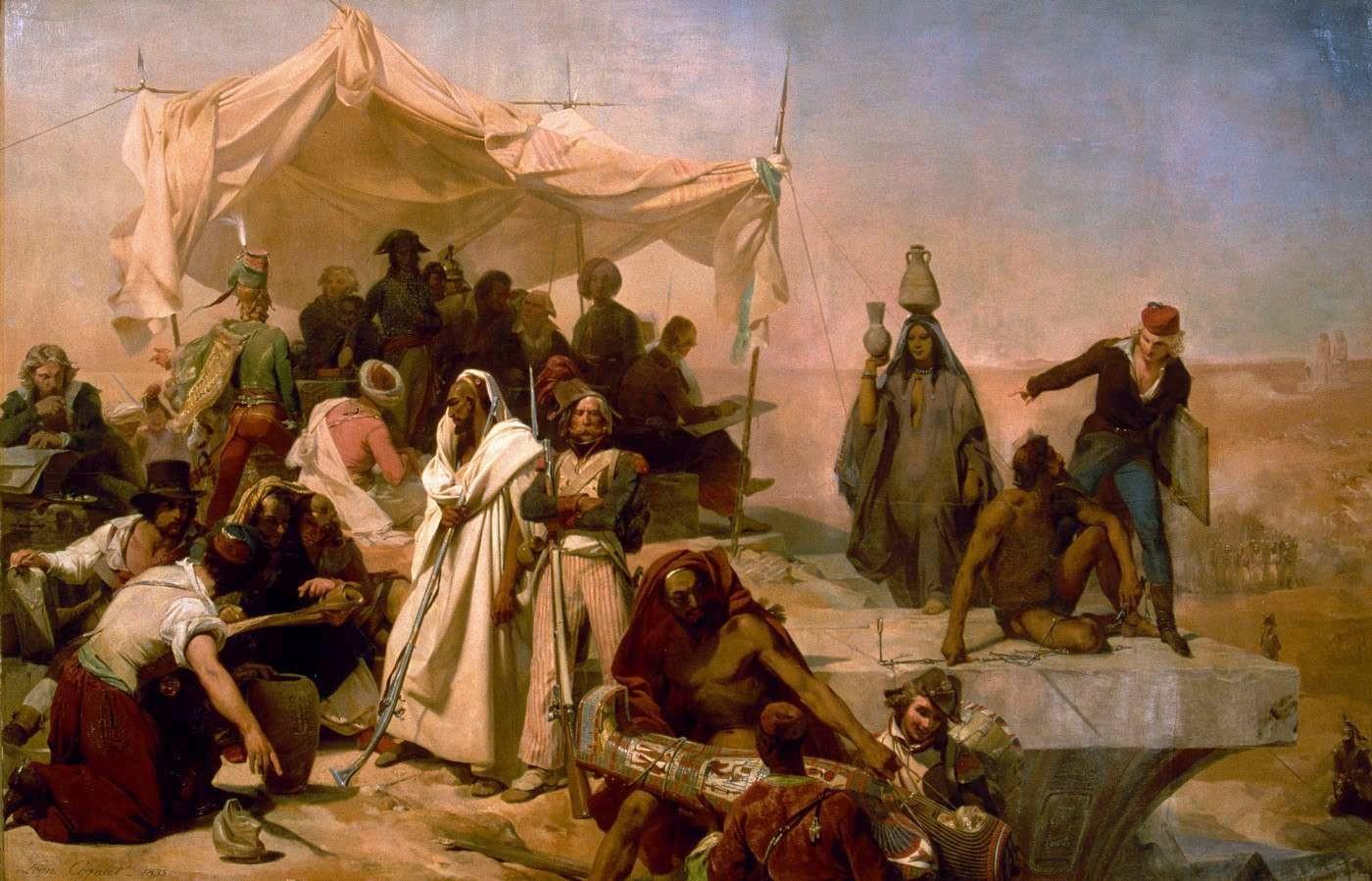 Studio per il soffitto del Musee du Louvre - Ritratto di un soldato di Napoleone in vendita 2