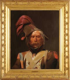 Studio per il soffitto del Musee du Louvre - Ritratto di un soldato di Napoleone