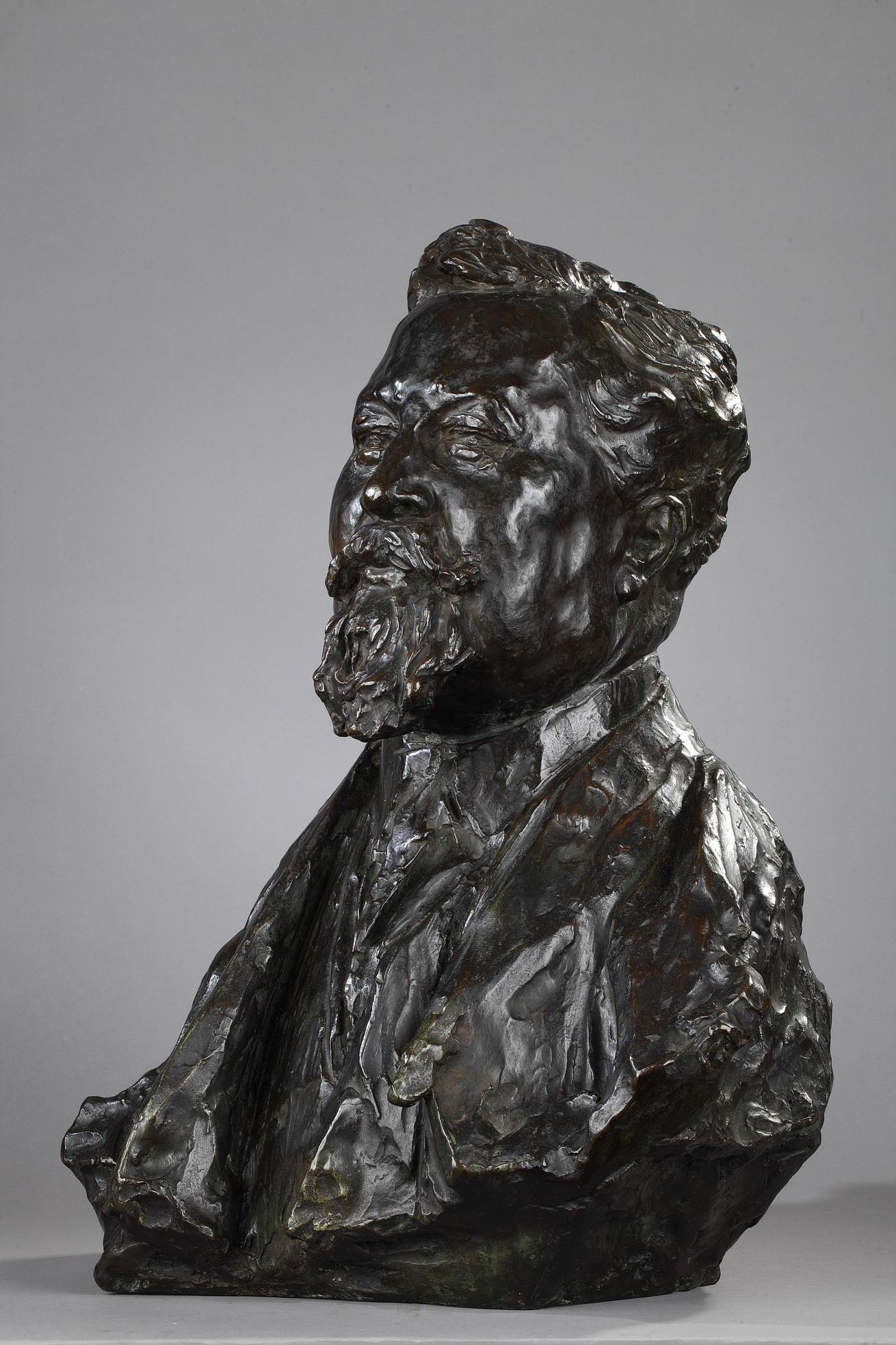 Ritratto di Albert Dubarry - Sculpture Scuola francese di Léon-Ernest Drivier