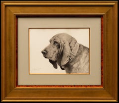 Study of a Basset Hound by Léon Espinasse (French 19th/20th)
