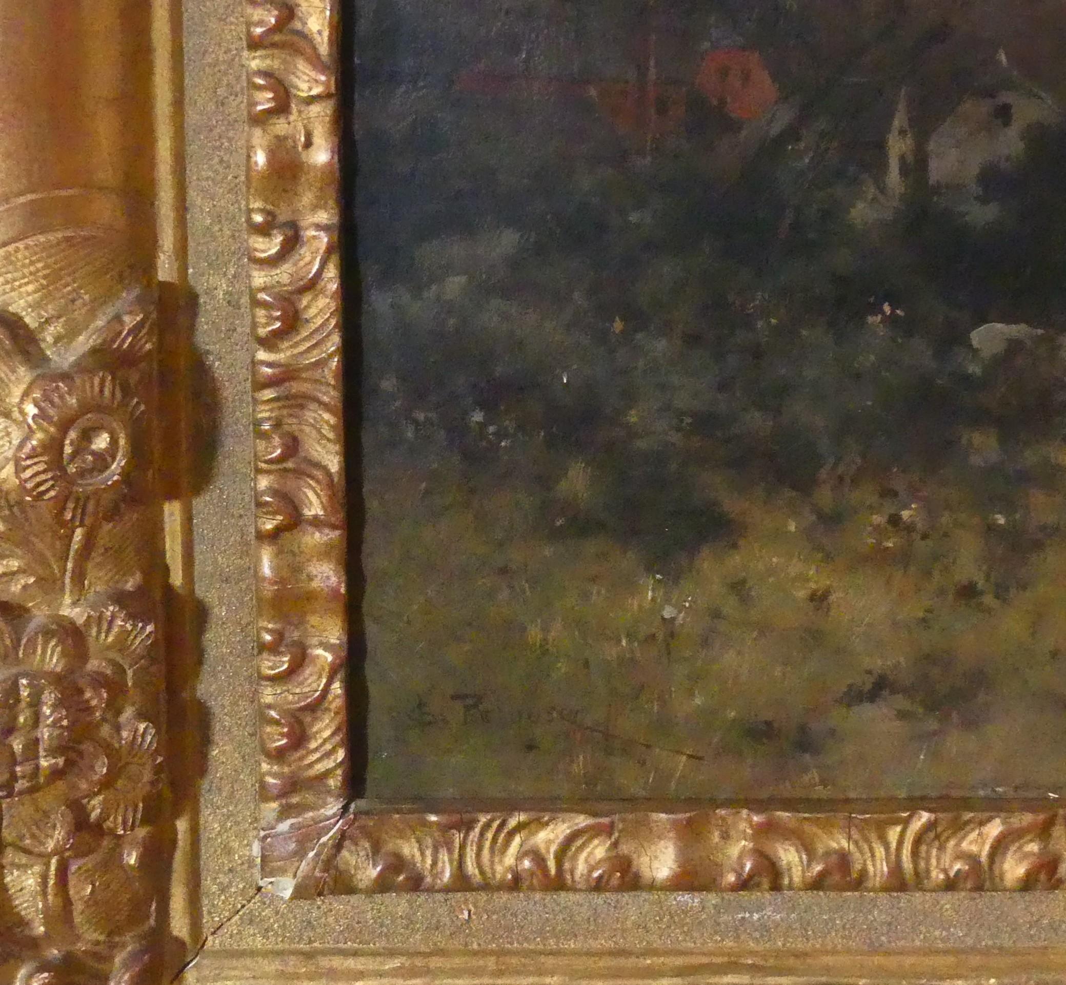 Léon Germain Pelouse (1838-1891), view of the Meuse in Dinant im Angebot 5