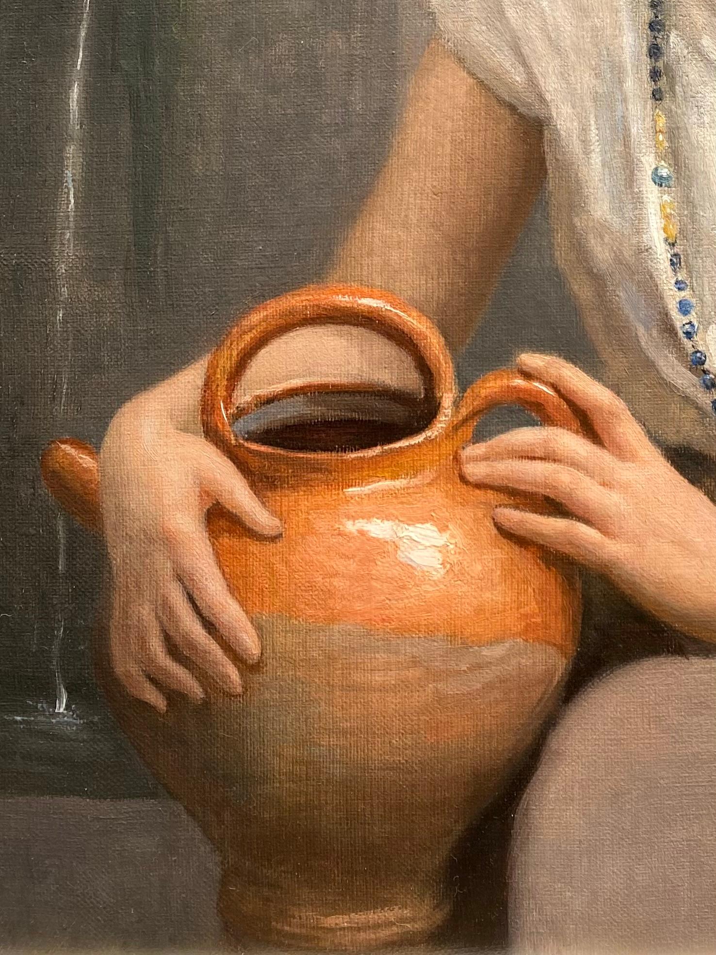 Junges Mädchen mit einem Krug