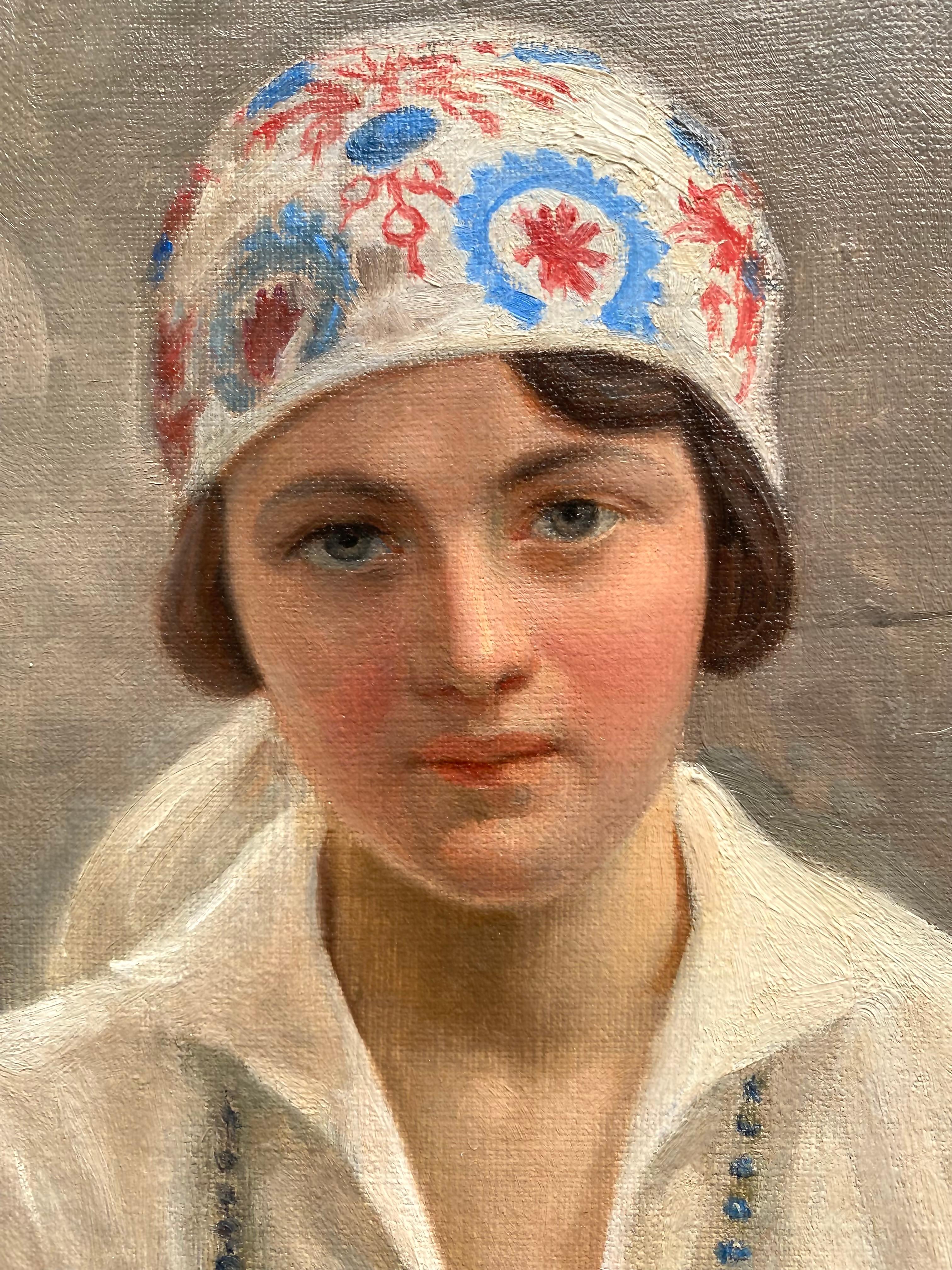 Junges Mädchen mit einem Krug