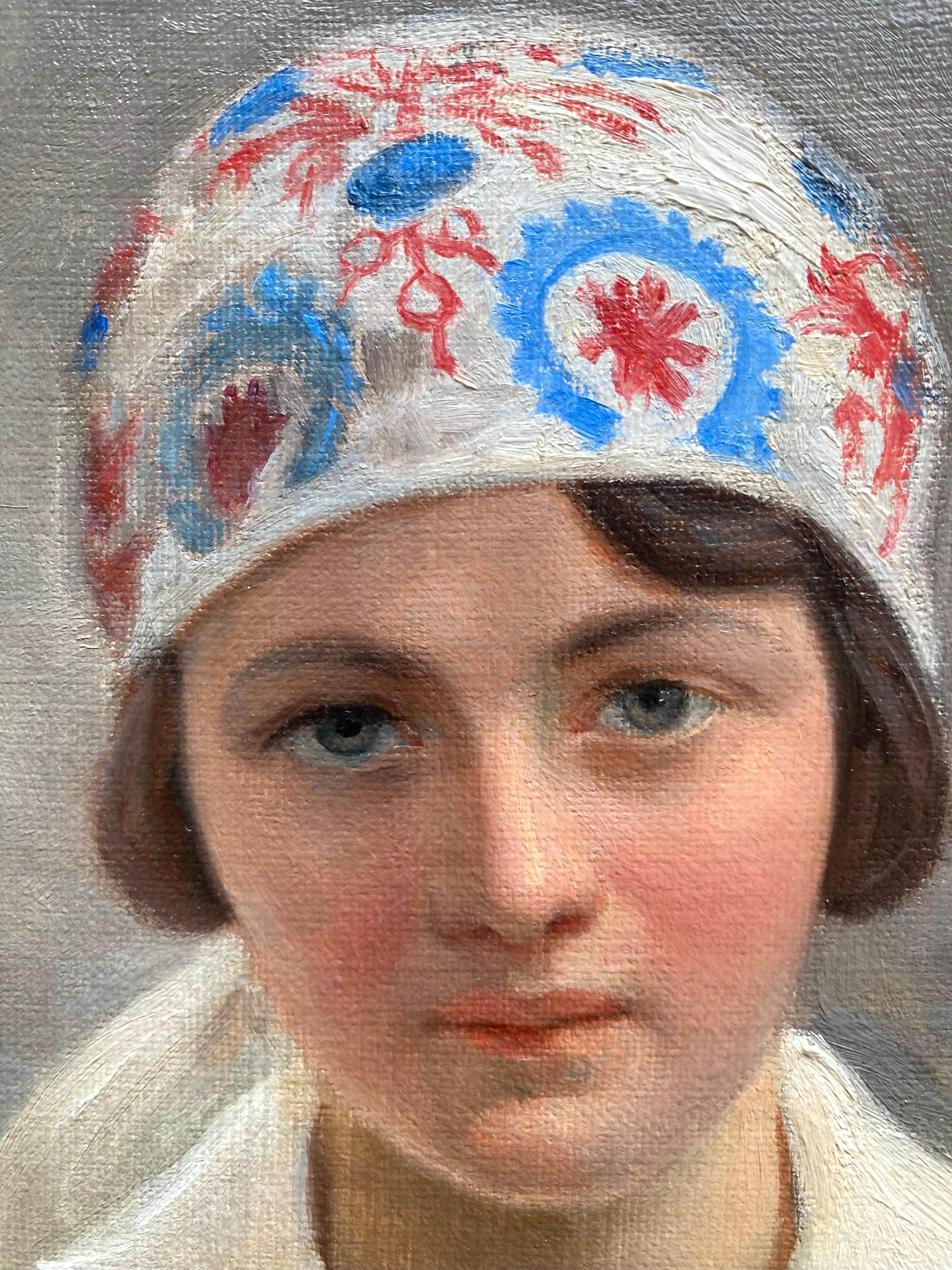 Junges Mädchen mit einem Krug