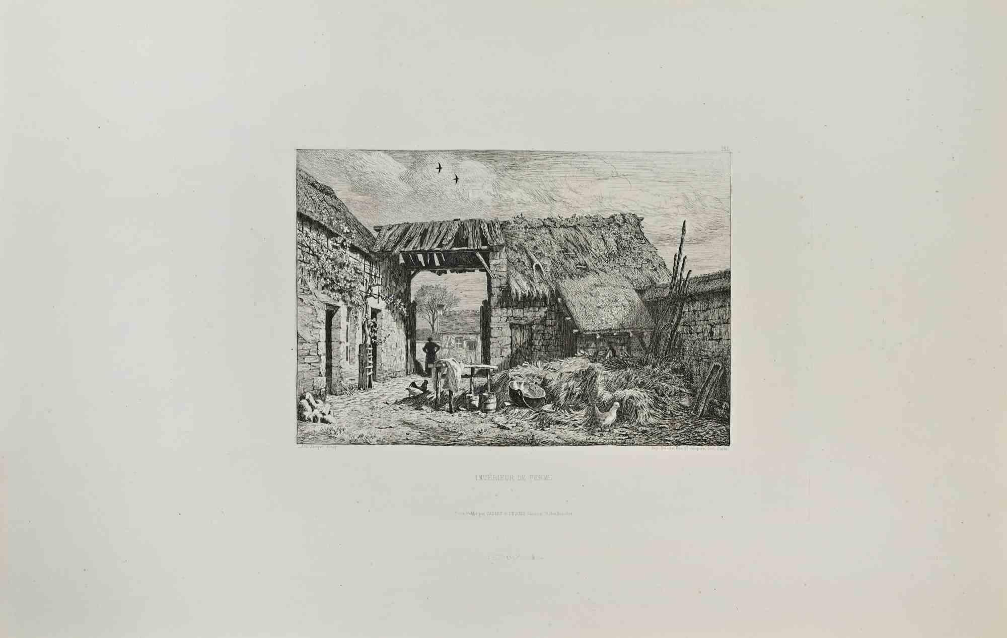 Intérieur de Ferme is an artwork realized by Léon Jacque in the 1870s.

Etching.

Image size:16x22

Good conditions.



Realized for the "Société des Aquafortistes. Born on the initiative of the publisher Alfred Cadart, the Société des Aquafortistes