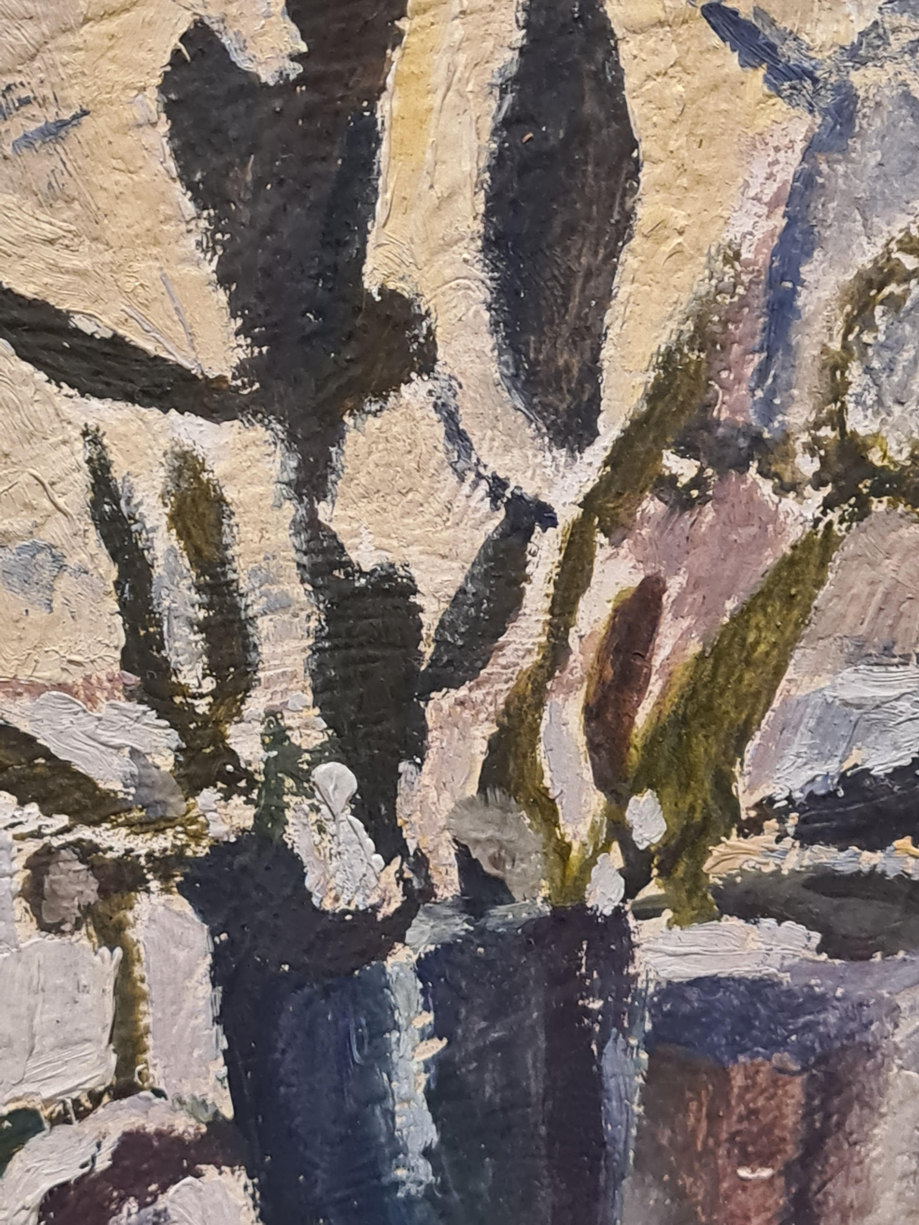 Olio su tavola della metà del secolo scorso, Il vischio, Cerchio di Henri Matisse 2