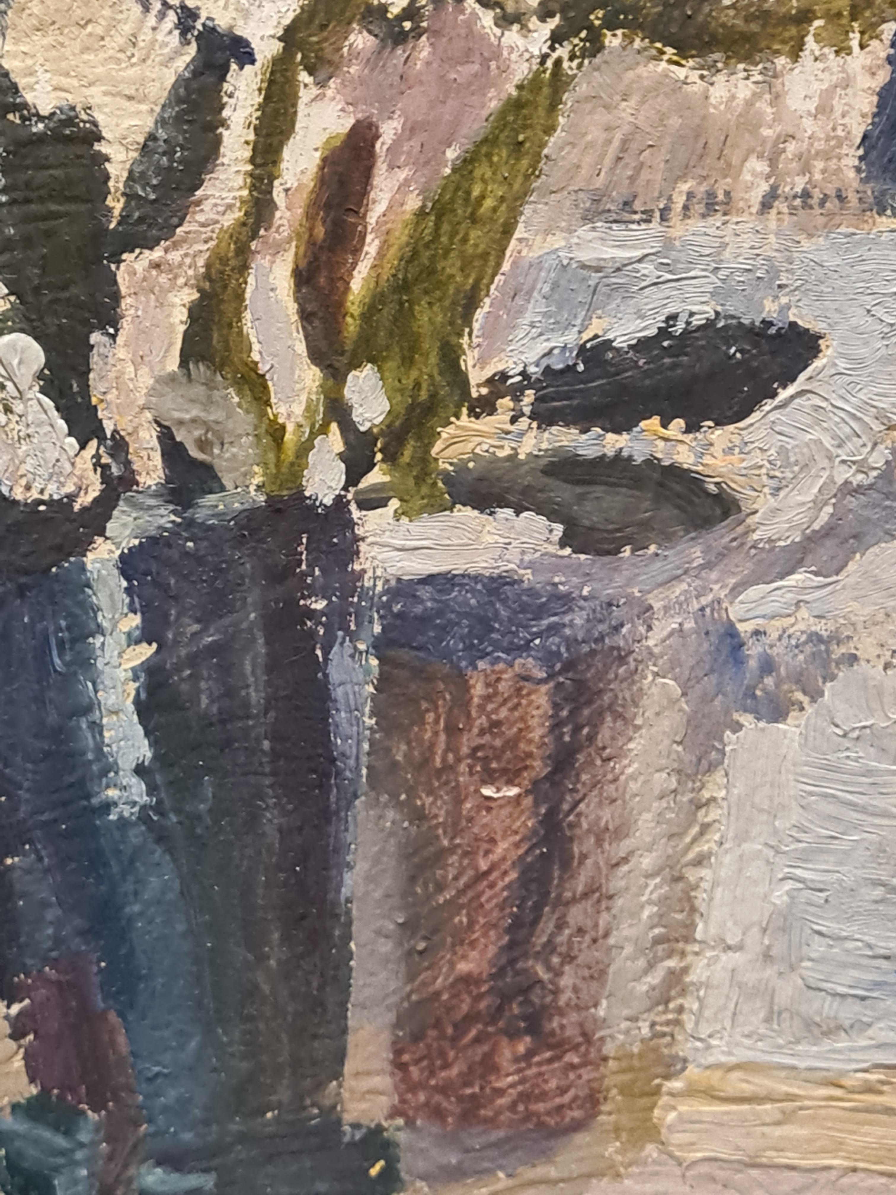 Olio su tavola della metà del secolo scorso, Il vischio, Cerchio di Henri Matisse 3