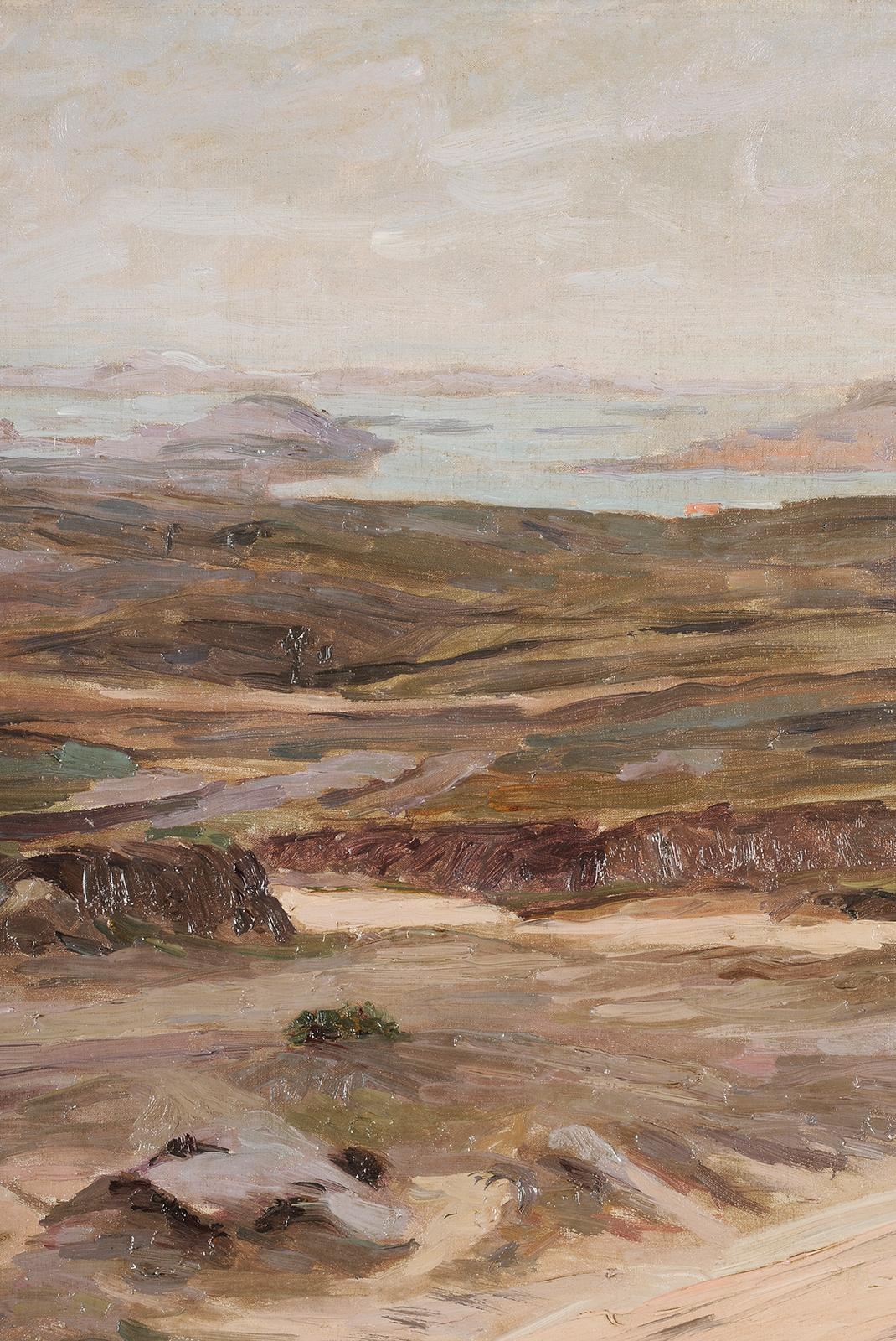 Rochs am Meer bei Ploumanac'h in Côtes d'Armor Bretagne - Frankreich (Französische Schule), Painting, von Léon-Pierre Félix