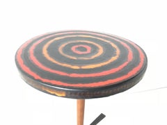 Londi Bitossi Italian Pottery Bullseye Table