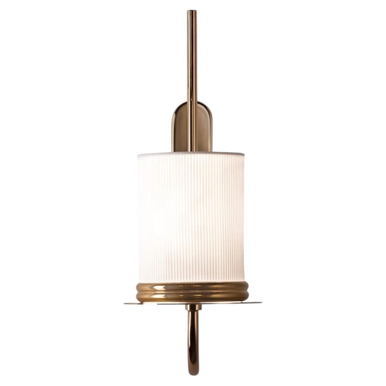 London 1-Light Grooved Sconce