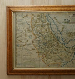 London 1744 Published Watercolour Antique Map of East Africa by Eman Bowen
