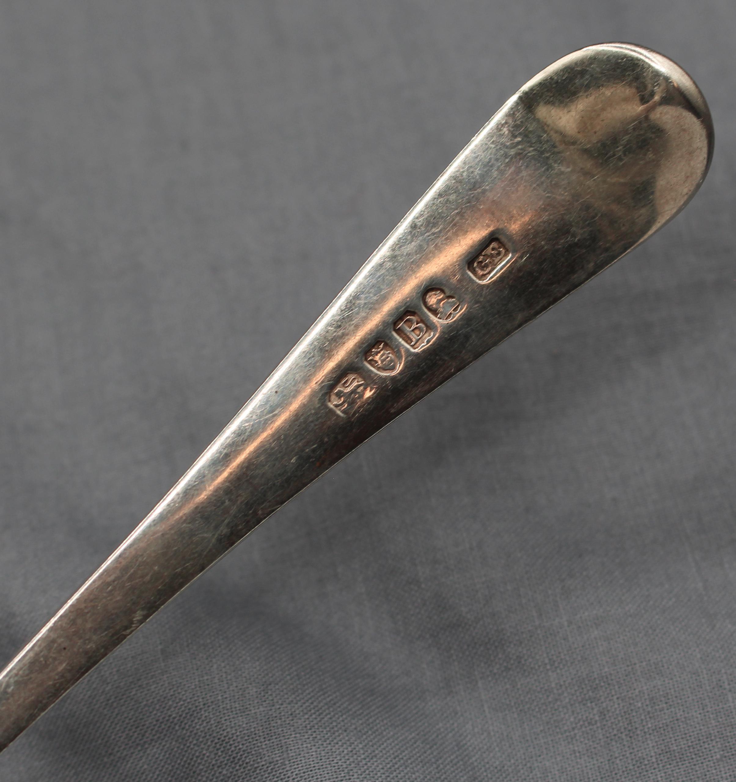 Engraved London 1797 Sterling Table Spoon
