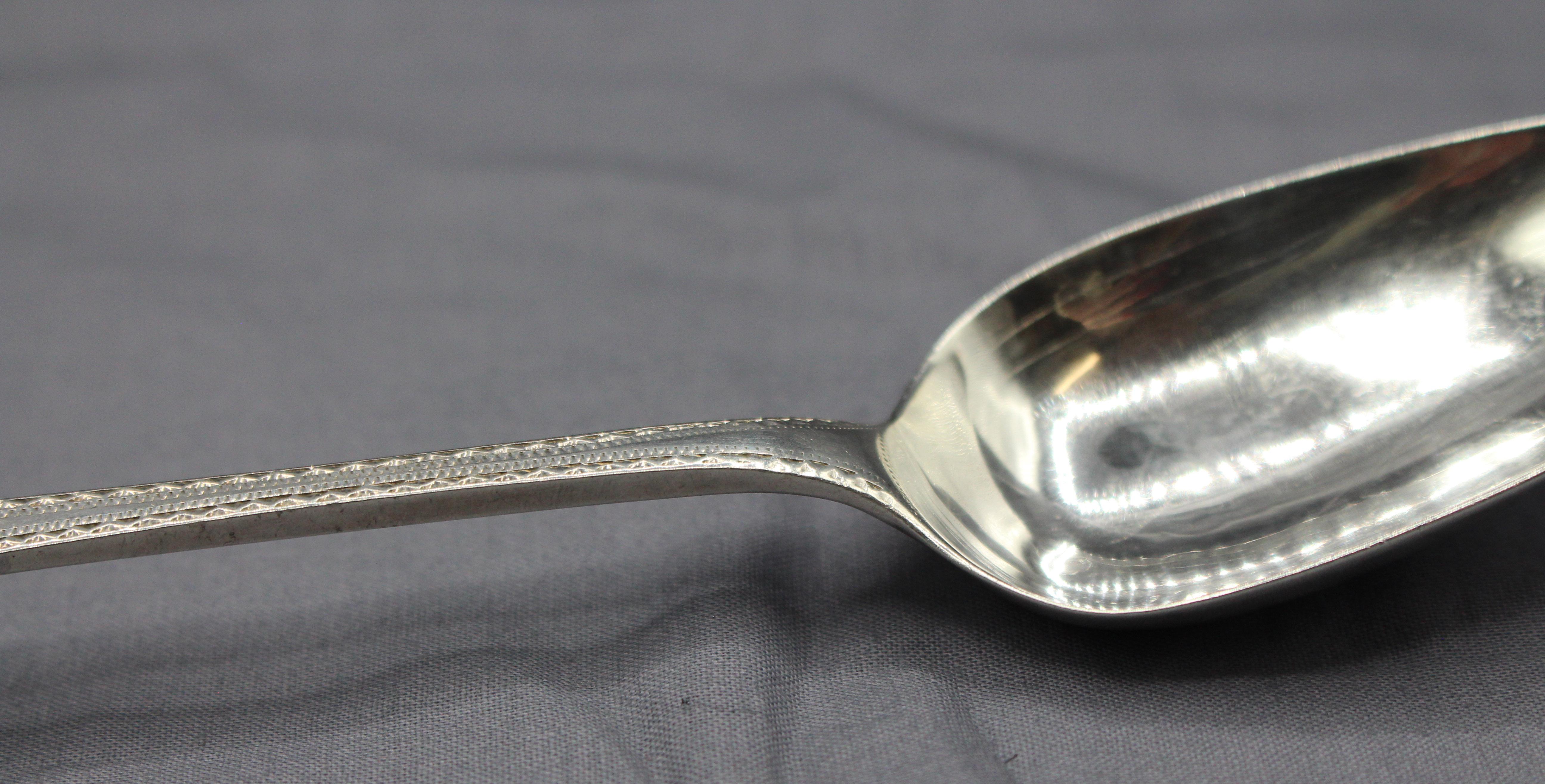 18th Century London 1797 Sterling Table Spoon