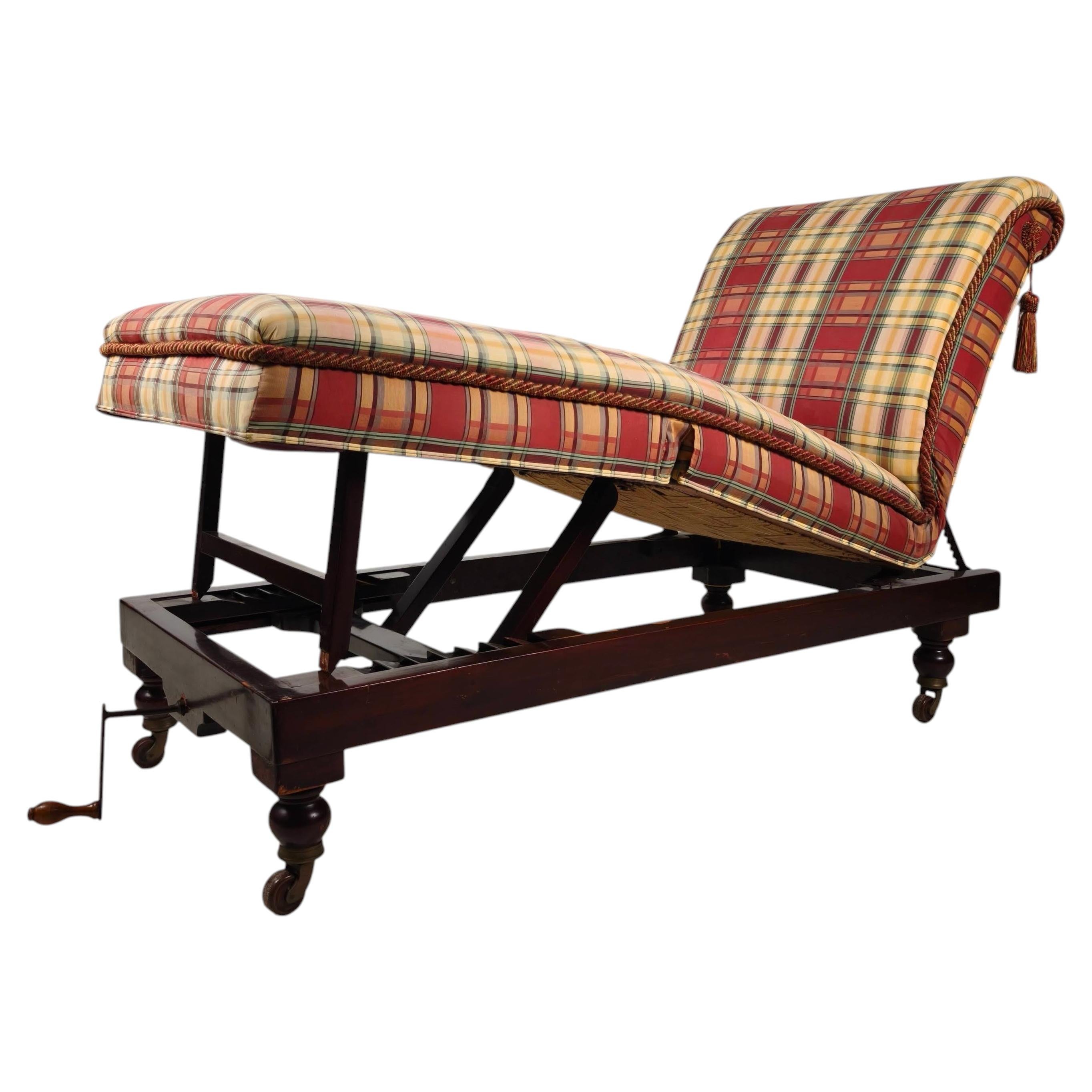 London Adjustable Invalid Daybed, England, Early 20th Century For Sale