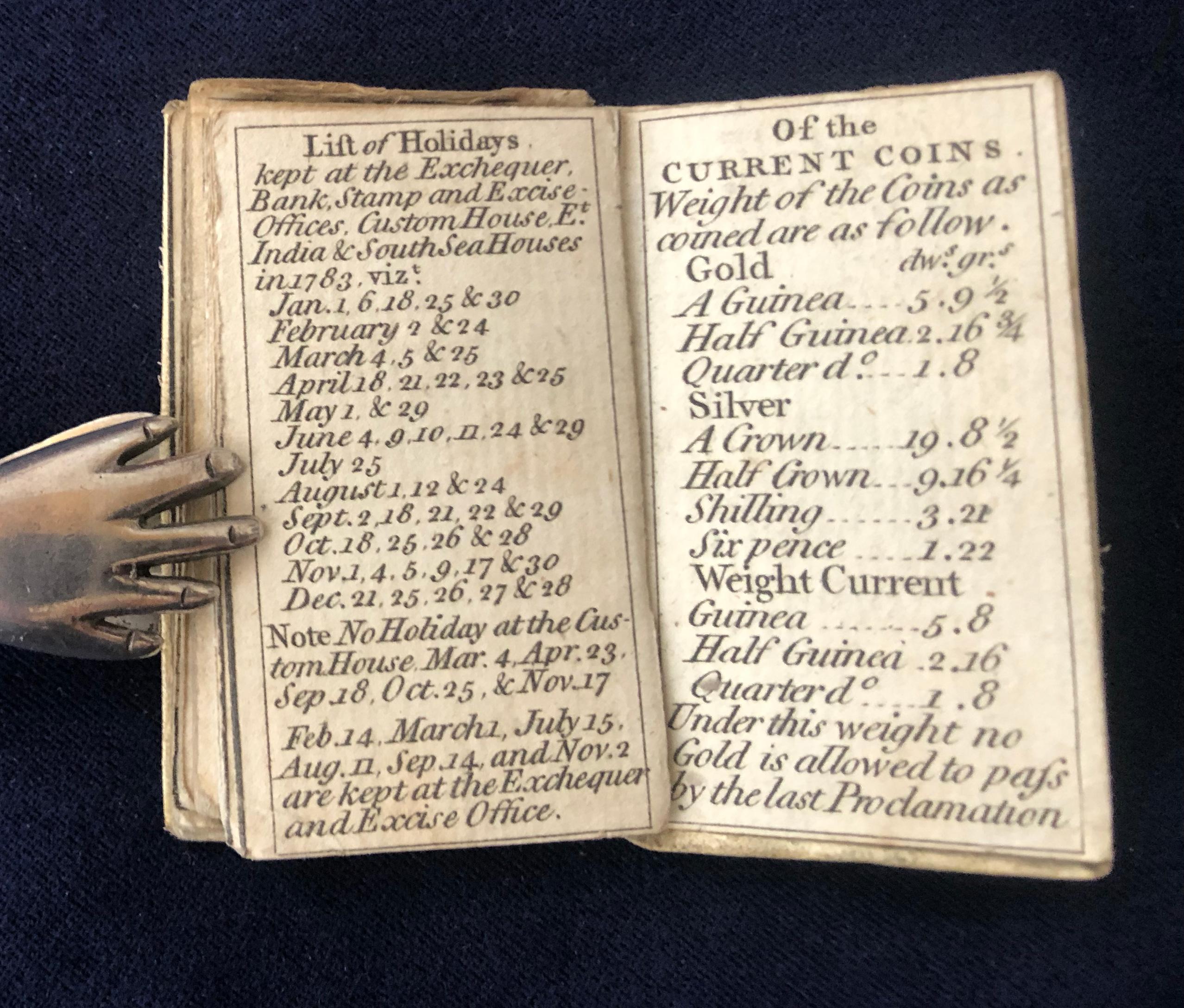 English London Almanack for the Year of Christ 1783 For Sale