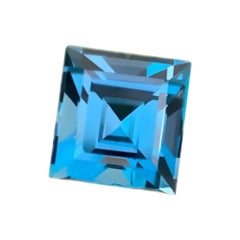 London Blue Topaz 3.00 carats Baguette Cut Natural Loose Madagascar
s Gemstone