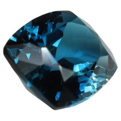 Topazio blu di Londra 3,98ct ~10x8mm