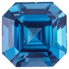 London Blue Topaz Asscher Cut 16.60 Carats