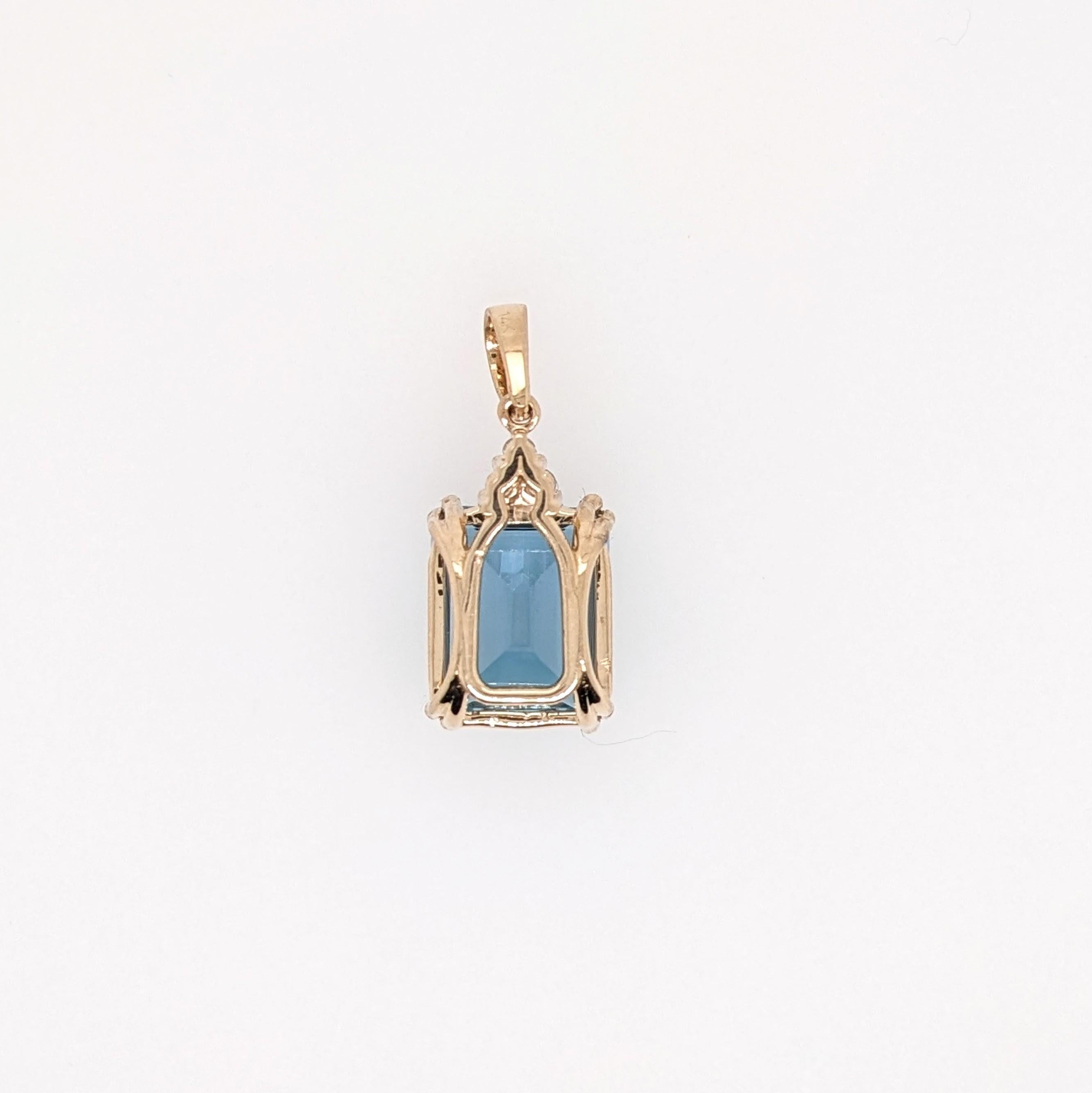 This London Blue Topaz pendant features a gorgeous unique shade of vibrant blue and beautiful clarity with an amazing sparkle. This pendant makes a stunning statement piece made in 14k yellow gold that will elevate any outfit!

Specifications

Item