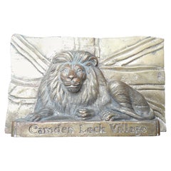 London Camden Lock Village Brass Sign