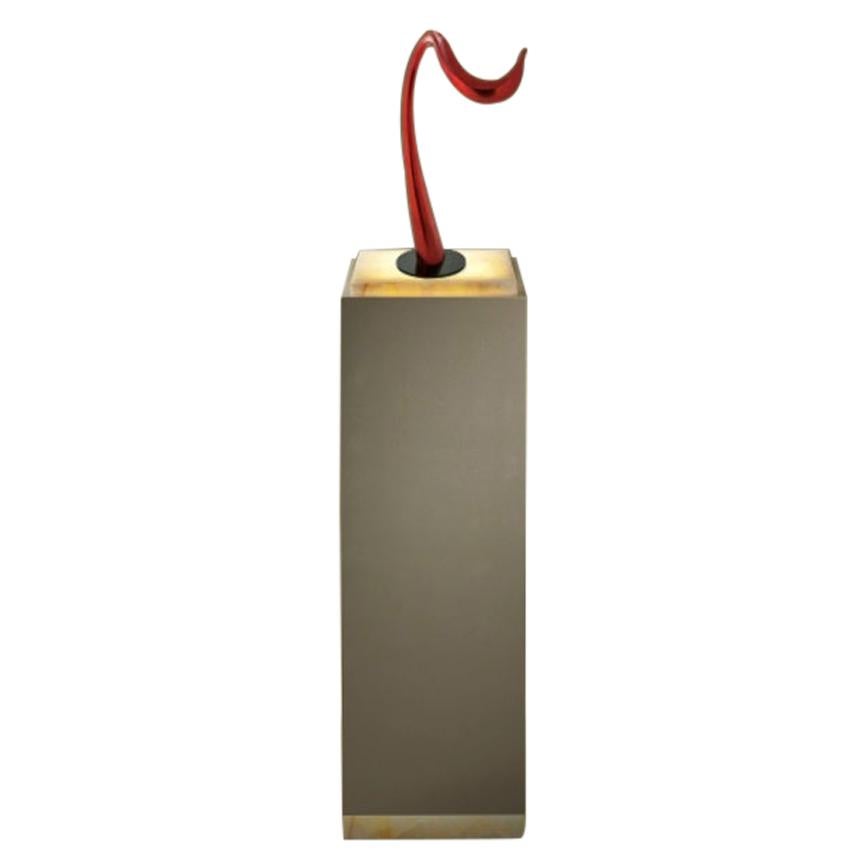  Candle Contemporary and Customizable Pedestal in Lacquer by Luísa Peixoto For Sale