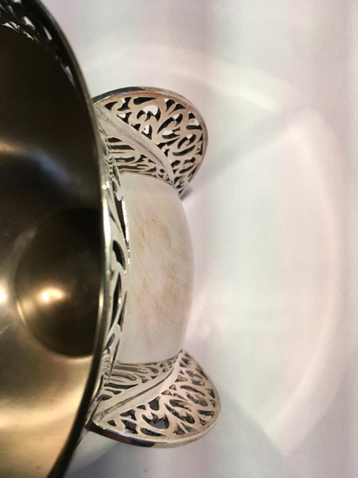 Cuenco londinense de plata de ley de principios del siglo XX por Goldsmiths & Silversmiths en venta 8