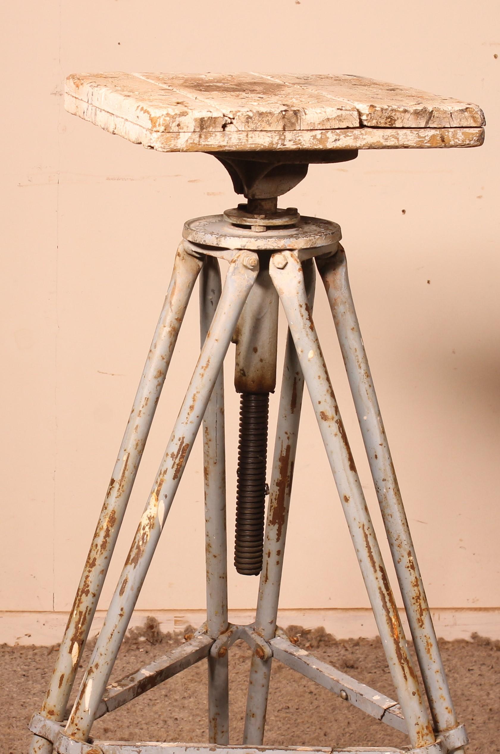 20th Century London Industrial Column/stand From The 50's For Sale